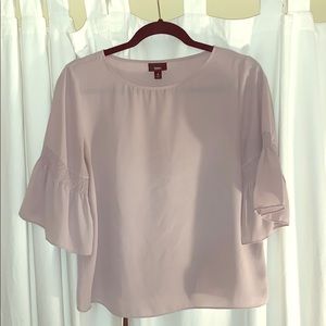 Mossimo Blush Pink 3/4 Sleeve Blouse